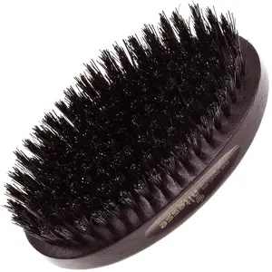 Military Boar Bristle Hair Brush for Hair, Beard, and Mustache