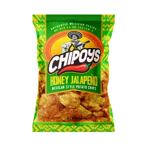 Chipoys Honey Jalapeño Mexican Style Potato Chips (2.5oz) (10 Bags)
