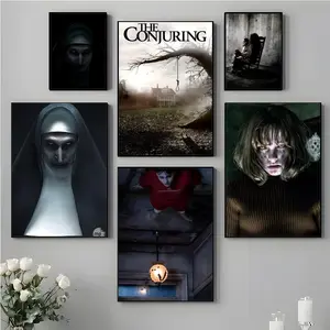 Top Rated Horror Classic The Conjuring Movie Poster Collector's Wall Art Decor Artistic Poster HD Waterproof Moisture-Proof Scratch-Resistant Durable Sticky Poster For Household Living Room Bedroom Corridor Cafe Bar Wall Decor & Gift