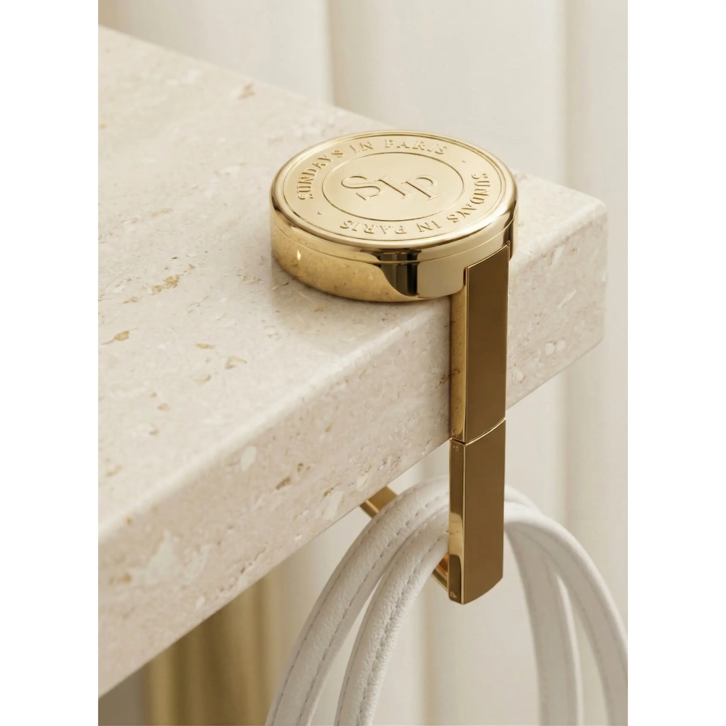 signature gold purse hook