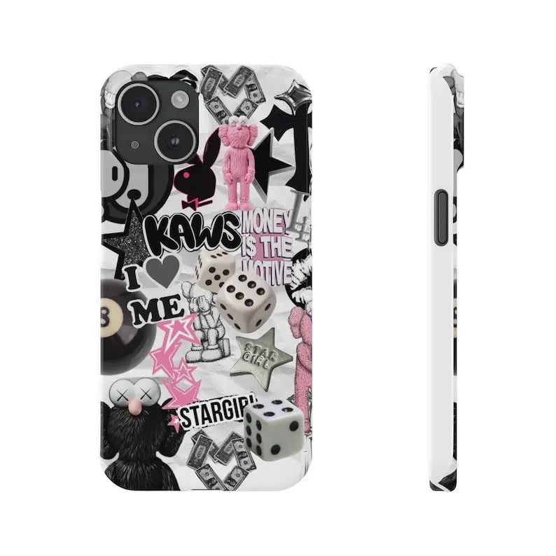 Kaws Tough Phone Cases, Kaws Bear Graphic Phone Case, Stargirl Aesthetic Phone  Case - TikTok Shop