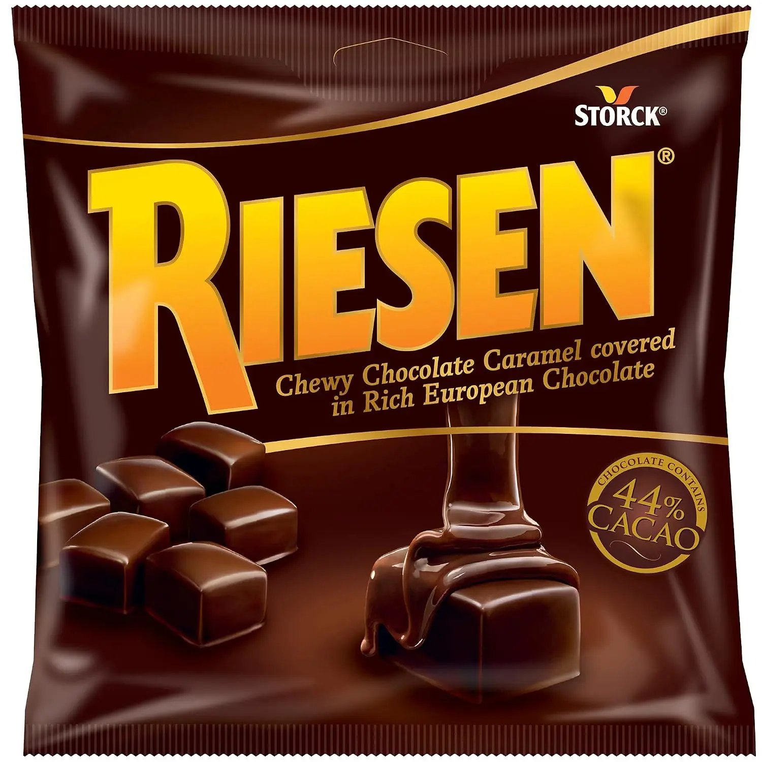 Riesen Chocolate Covered Chewy Caramel Candy, 2.72 Oz