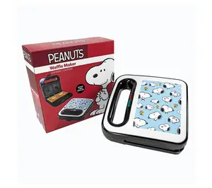 Uncanny Brands Peanuts Double Square Waffle Maker
