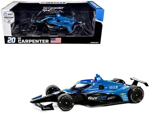 Dallara IndyCar #20 Ed Carpenter "Guy Care" Ed Carpenter Racing "NTT IndyCar Series" (2024) 1/18 Die Cast Model Car by Greenlight