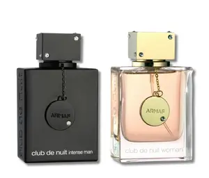 CLUB DE NUIT INTENCE & CLUB DE NUIT WOMEN - by ARMAF perfumes 3.4oz(100ml)_(2PC GIFT SET) Fragrance Luxury Edp Sprays Edp Intense