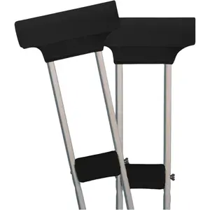 Crutch Pads and Hand Grip Covers-Crutch Accessories for Armpits and Hand Grips Underarm Machine Washable Breathable