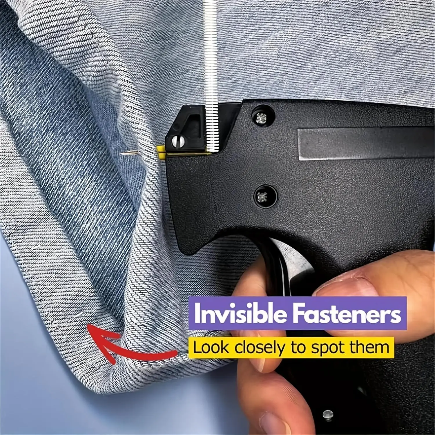 Quickly repair clothing stitching gun kit - Portable and easy-to-use handheld sewing tool - Suitable for immediate clothing repair, no power supply required, stitching repair gun - Sewing Supplies Crafts