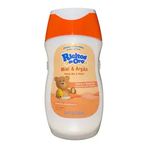 RICITOS DE ORO LOTION, MIEL Y ARGAN  HYPOALLERGENIC 250 ml, 1 Fl Oz (Pack of 1)
