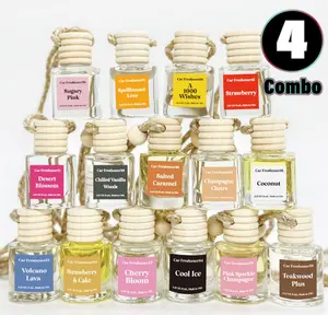 4 Multi Combo Pick Scent Car Freshener Hanging Air Diffuser Made in USA Long Lasting