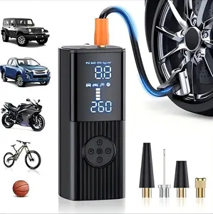 2026 new Tire Inflator Portable Air Compressor - 180PSI & 20000mAh, Accurate Pressure LCD Display, 3X Fast inflation ，Balls Vehicle  car motorcycle bicycle