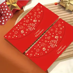 Gift Envelopes for Money, Foil Design, Paper Envelope, Perfect for Christmas, Holiday, New Year Gifts & Decorations