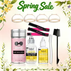 Goiple Strong Hold Wig Glue Waterproof Lace Front Adhesive with Hair Wax Stick Gel Remover Tools Cosmetic Haircare