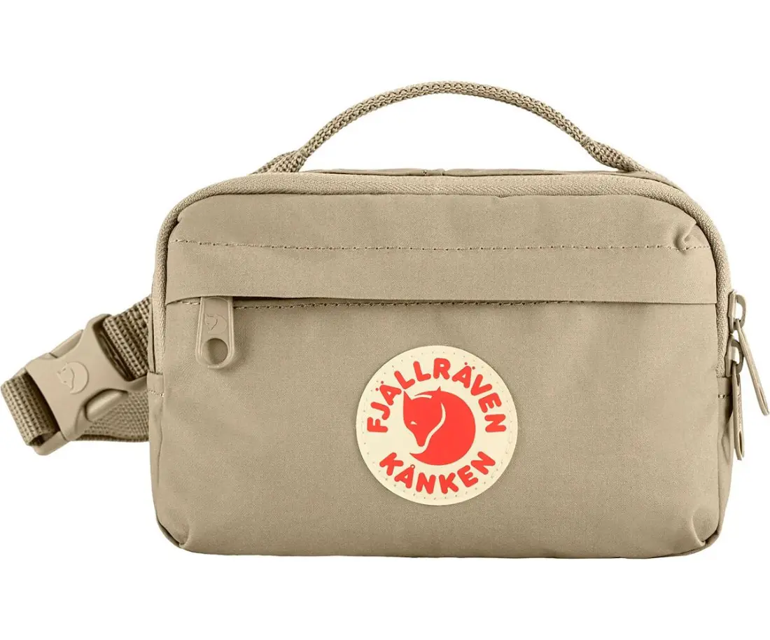 Fjallraven Kanken Hip Pack - Minimalist Unisex Bum Bag in Vinylon Fabric, Top Handle Bag with Zip Pockets for Travel & Daily Use