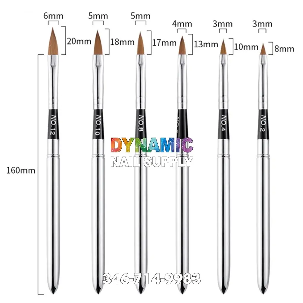 3D flowers sculpting brush set - 6 different sizes