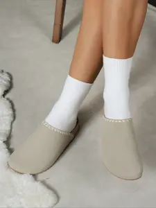 Women's Casual Style Ciabatta Sandals, Comfortable Fit for Daily Wear, Suitable All Seasons, Perfect for Everyday Use, PU Leather Sandals