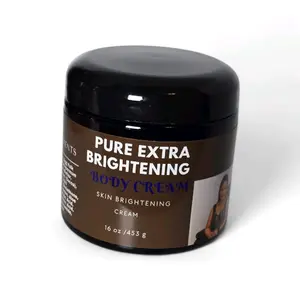 Pure Extra Brightening Body and Face Cream - 3 Sizes Non-Greasy Formula for Dark Spot Fading & Tone Improvement 8 fl oz / 226 g Daily Hydrating Body Care