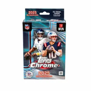 2025 Topps Chrome NFL Football Hanger Box