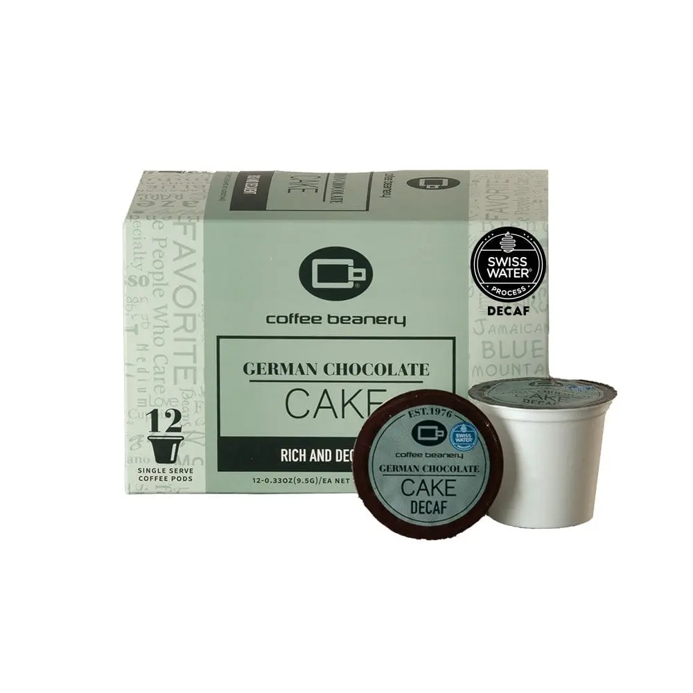 German Chocolate Cake Flavored Decaf Coffee Pods