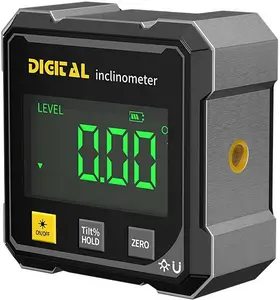 Digital Inclinometer Upgraded 4-Side Magnetic Digital Angle Gauge with Backlight Table Saw Miter Protractor for Woodworking Measuring Tool Hardware
