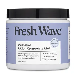 Fresh Wave Lavender Odor Removing Gel, 15 oz. Oil Plants bathroom freshener