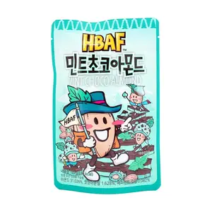 HBAF Korean Mint Chocolate Almonds 120g - Trending Nut Snack from Korea
