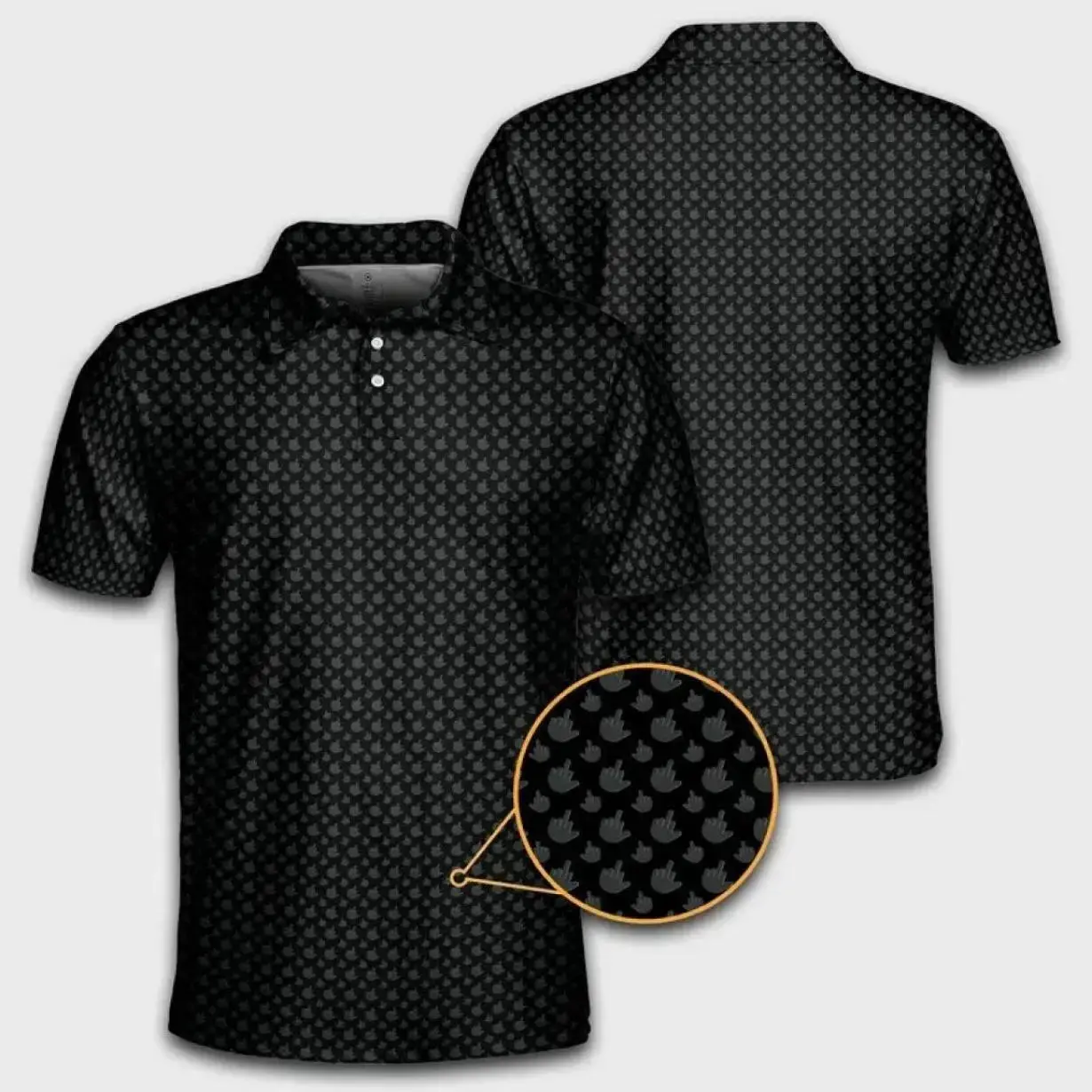Hidden Birdie Polo Shirt for Men, Funny Golf Shirt, Moisture Wicking Performance Top, Classic Casual Golf Apparel, Comfortable Everyday Style Gift