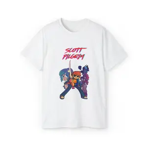 Scott Pilgrim vs The World Comic T-Shirt, Graphic Tee, Gift for her, for him, Scott Pilgrim the Movie, Trending Streetwear, Everyday wear, Gift for her, for him