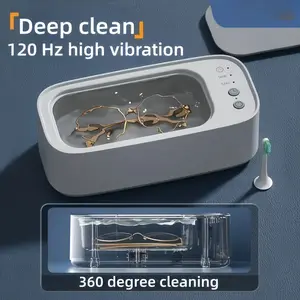 360° Deep Cleaning Machine, Multifunctional Cleaner - Portable, Rechargeable Battery - USB Powered | High Frequency Vibration Cleaner, Versatile Cleaning Device | Easy Home Use, with All-Purpose Cleaning Ability, Jewelry Cleaner, Deep Clean