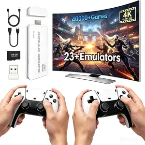 NEW upgraded 2.5 Retro Game Stick with  Games HDMI Output Wireless Controller for TV Monitor Video Gamepad Console for Gamer