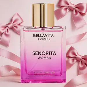 Bella Vita Luxury Senorita Eau de Parfum for Women, 100ml – Fresh Fruity Long-Lasting Fragrance | Yuzu, Lotus, Magnolia & Musk