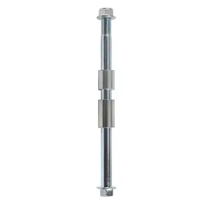 Dirt Bike Rear Wheel Rim Axle with Spacers 15mm (0.59 inch) Axle Hole 230mm (9.05 inch) for Pit Pocket Bike Sccoter Motorcycle ATV UTV Go Kart XR CRF SSR SDG 70cc 90cc 110cc 125cc 140cc 150cc 160cc