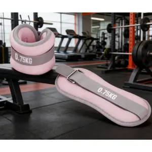 Adjustable unisex sports sandbags - wristbands and ankle bands, used for adding weight to hands and ankles, wrist weights, yoga, walking, aerobics, and dance practice; invisible sports sandbags