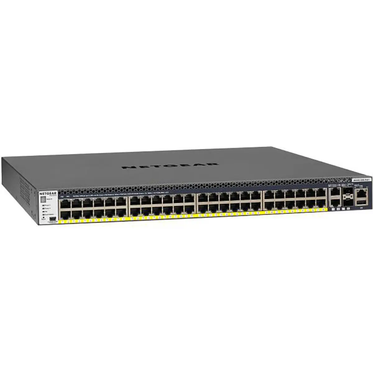 Netgear M4300-52G-POE+ Managed Network Switch, 48-Port Gigabit Ethernet with 591W PoE+, 2x SFP+ Ports