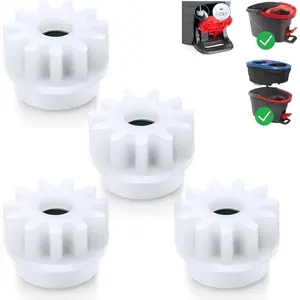4 count Spin Mop Bucket Pedal Bearing Replacement Gear Compatible with Ocedar Mop Bucket Only, One Way Bearing Repair Parts Compatible with O Cedar Bucket
