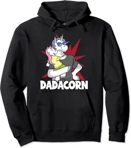 Dadacorn Dad Daddy Unicorn Pullover Hoodie - Mohamedab Shop 33B09TJCPR4M