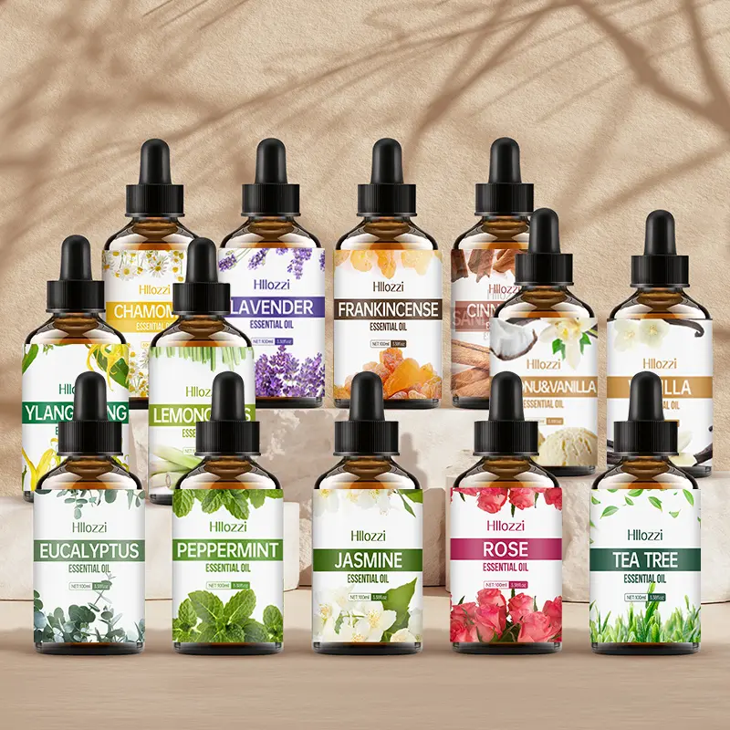 Pure & Natural Rose Essential Oil 100ml - Multi-purpose oil for aromatherapy in humidifiers, diffusers and car diffusers Fitness Wellness Scented, Fragrance, Pure Oils