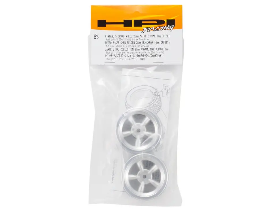 HPI Vintage 5 Spoke Wheel 26mm