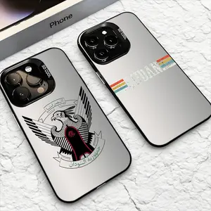 Flag Of Sudan Pattern Phone Cases For iPhone 17 Promax Pro Air 16 Plus 15 14 13 12 11 Multicolor Matte Laser Aurora Shockproof Funda Cover