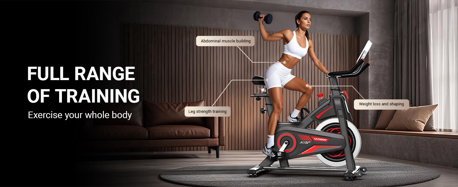HARISON Bluetooth Magnetic Exercise Bike for Home Gym, 320LBS Heavy Duty Indoor Cycling Bike (TKHR-X15) minigym equipment manufacturer suitable men HARISON Bluetooth Magnetic Exercise Bike for Home Gym, 320LBS Heavy Duty Indoor Cycling Bike (TKHR-X15) minigym equipment manufacturer suitable men