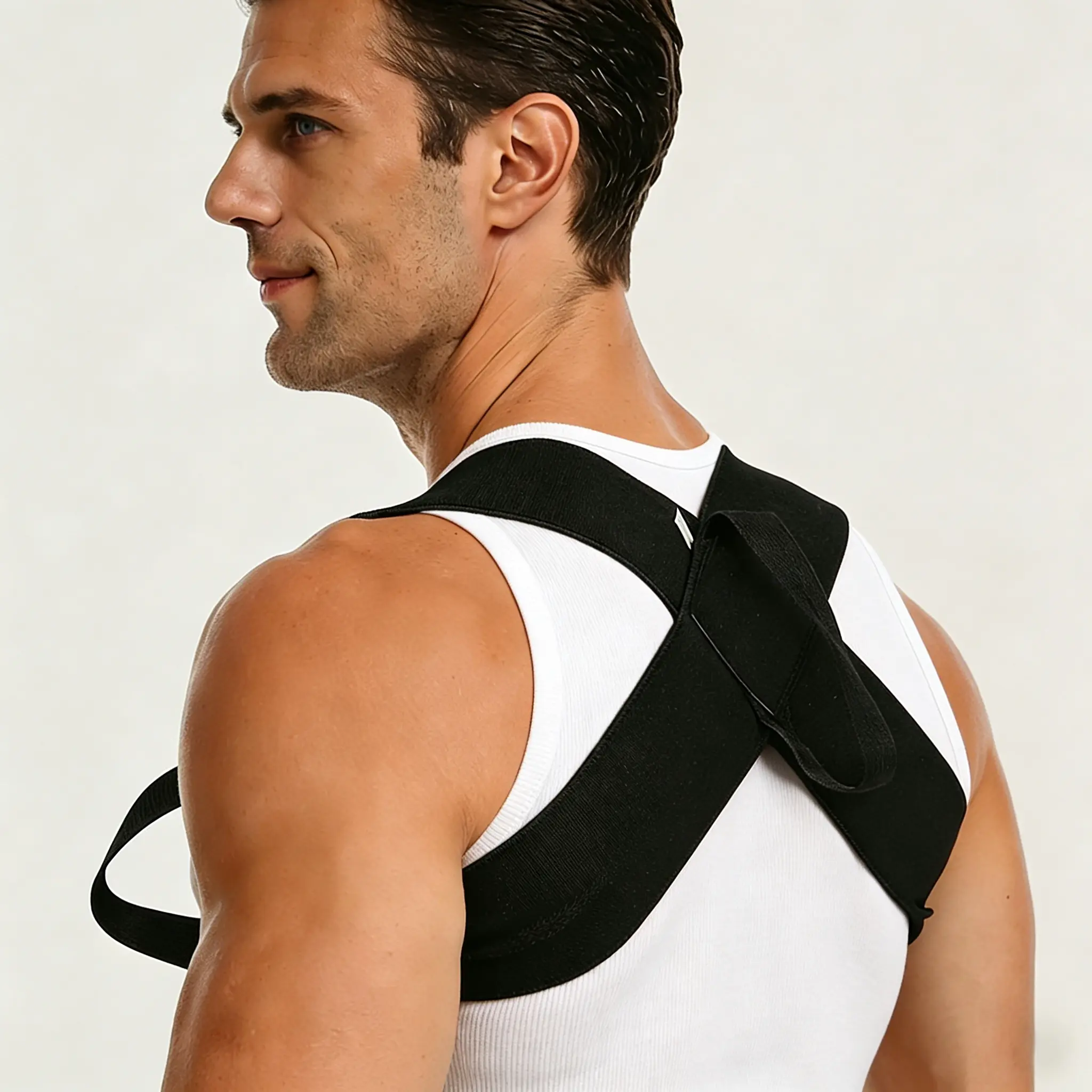 Breathable Fitness Shoulder Lifting Straps - Unisex Multi-Size Strength Training Gym Equipment, Easy On-Off Back Support for Bench Press, Gym Training, Gym Workouts