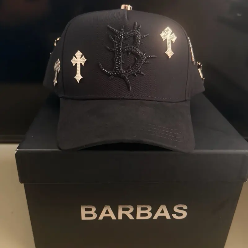Barbas Hats B Cross 24K Rose Gold OG 100%