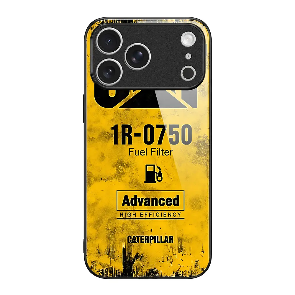 Multi-Model PC+TPU+Glass Phone Case, Yellow Polycarbonate Caterpillar Design with Lens Protector, Wear-Resistant, Pollution-Preventing, Smooth Finish for iPhone 17 Pro Max-16 Pro Max-15 Plus-14-13-12-11 & Samsung S26-S25-S24-S23-S22-S21-A56-A55-A54-F14