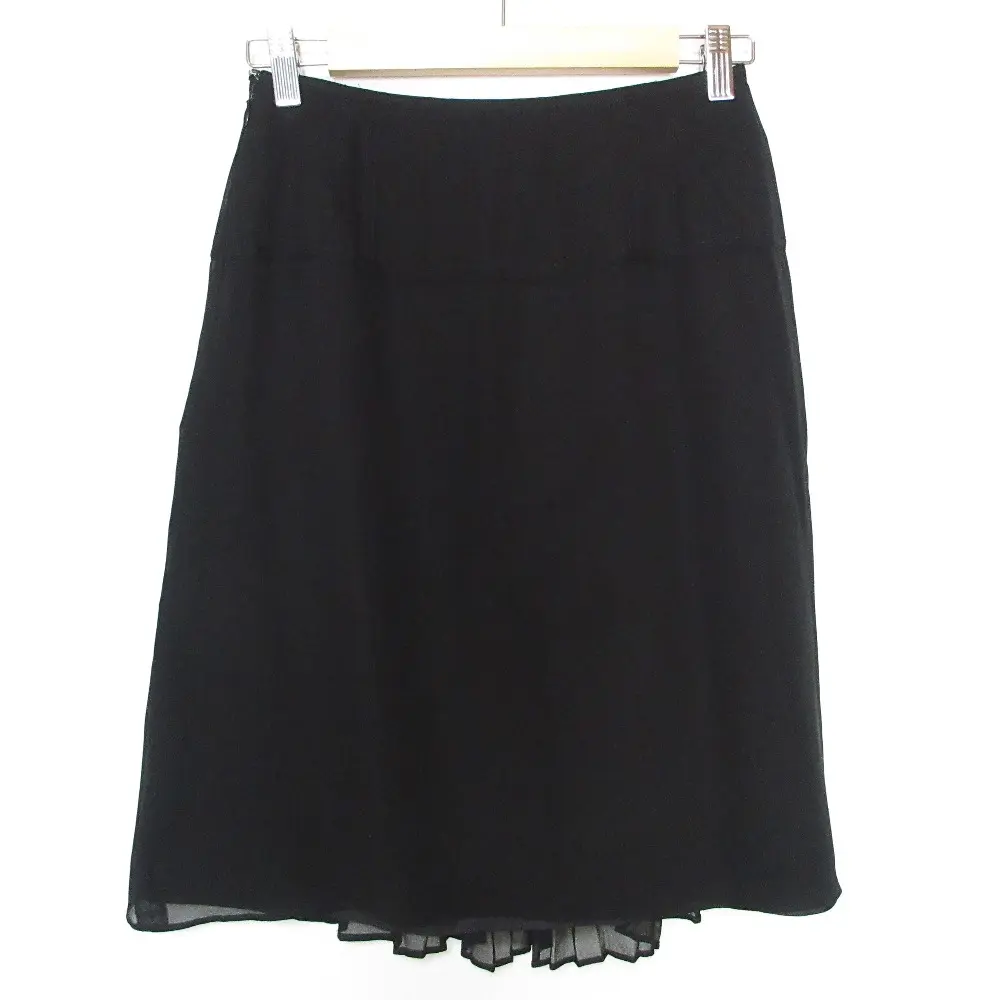 Pre-owned BURBERRY Others Small Leather Goods London Silk Flared Skirt