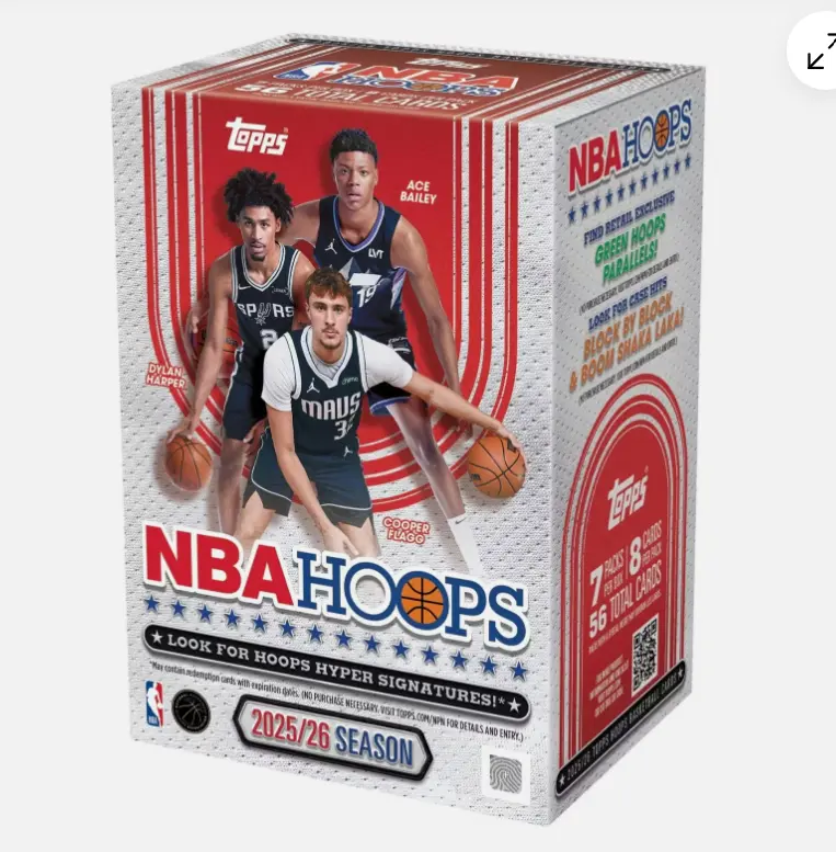2025-26 Topps NBA Hoops Blaster Box