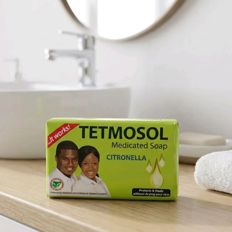 TETMOSOL Medicated Soap for Skin Care, Gentle Cleansing Bar for Daily Use