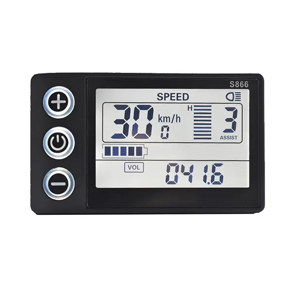S866 Electric Bike LCD Dashboard Waterproof Screen for Enhanced Visibility & Basic Functionality S866 Electric Bike LCD Dashboard Waterproof Screen for Enhanced Visibility & Basic Functionality