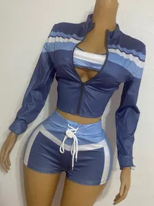 Women’s Sporty Two Piece Short Set
