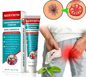 Hemorrhoid Comfort Cream - Natural Soothing Formula with Borneol, Thymol & Aloe Vera for Daily Intimate Care