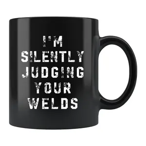 Funny Welder Gift. Welder Mug. Welding Gift. Welding Mug. Union Worker Gift. Union Worker Mug. I'm Silently Judging Welds #d07