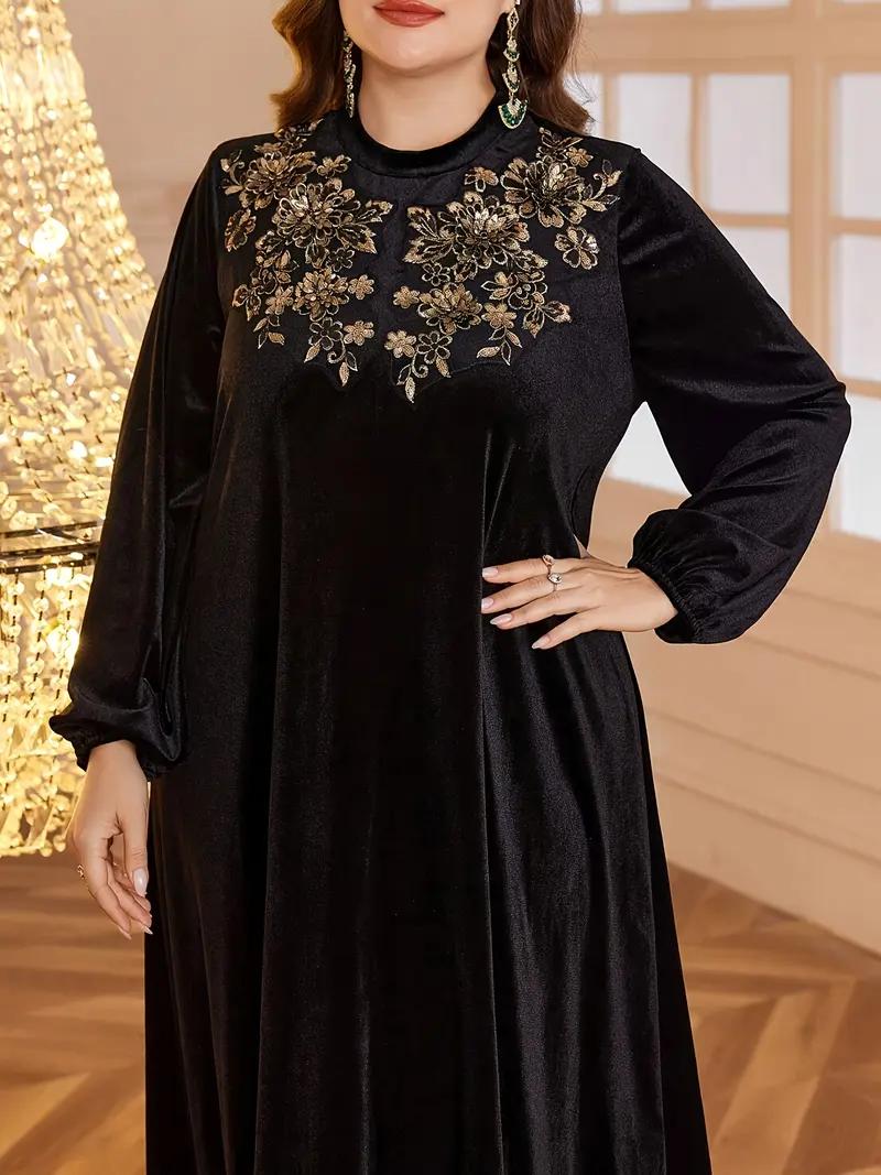 Velvet long dressdressv - TikTok Shop